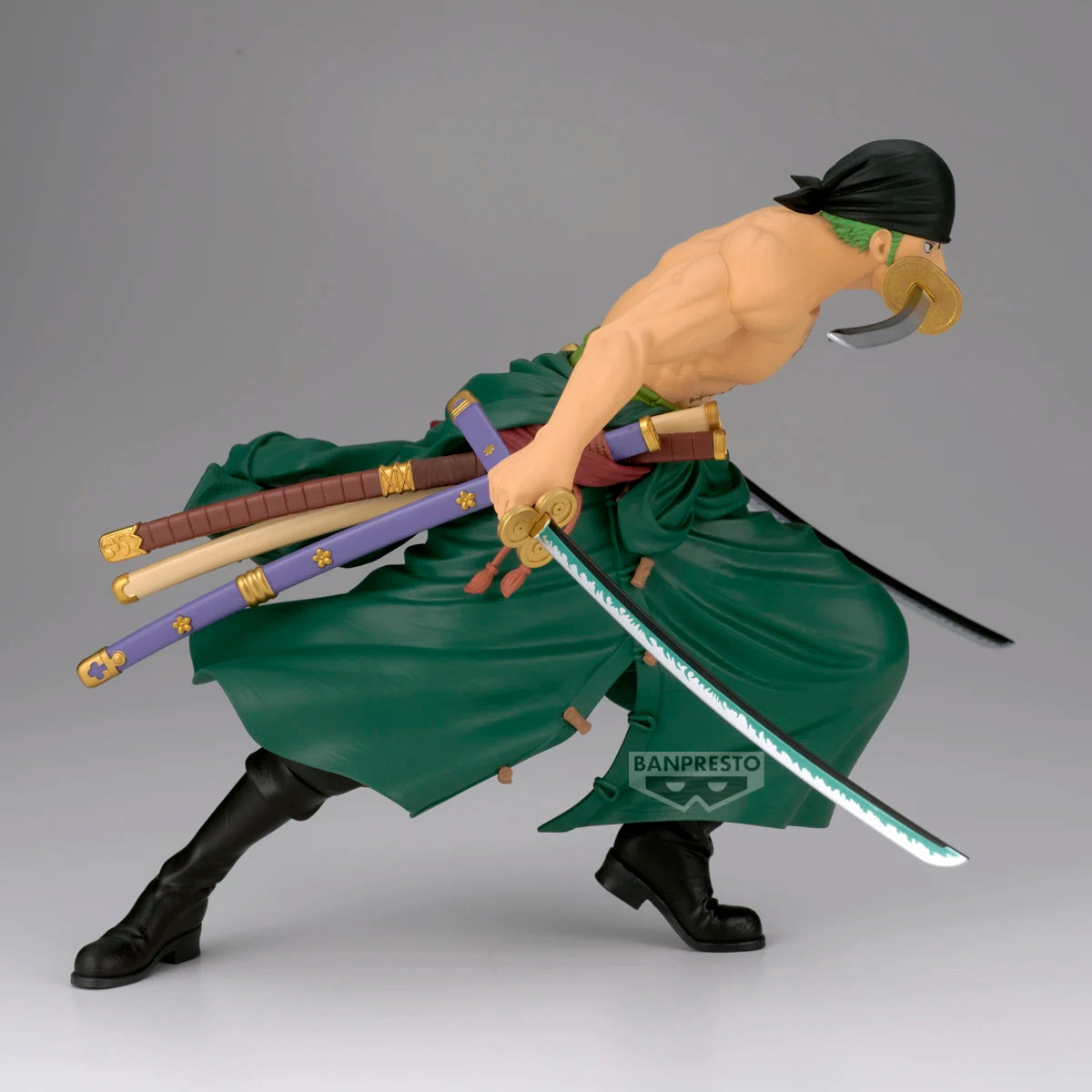 Original BANDAI Banpresto ONE PIECE Grandista Roronoa Zoro PVC Anime Figures Action Figure Model Toys