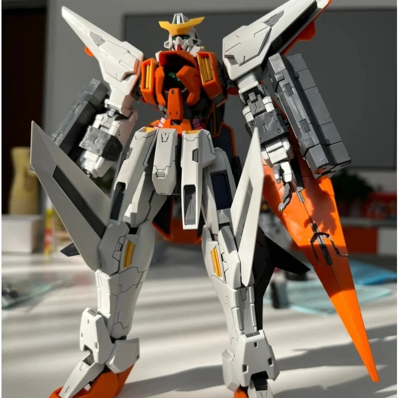BANDAI  Model MG 1/100 No.212 GUNDAM KYRIOS Assembly Action Figure Model Toys Gifts for Children Foam Box Packaging Original