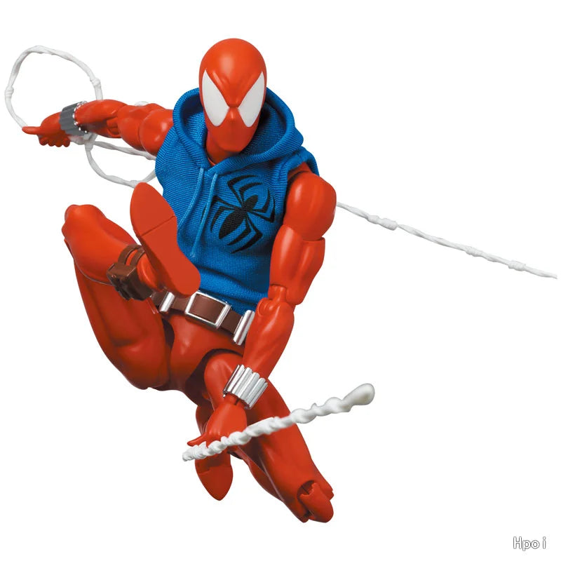 Medicom Toy MAFEX Star Wars Spider Man Comic Version Series Ben Riley\268 Scarlet Spider Action Figure Model Toys Movable Model