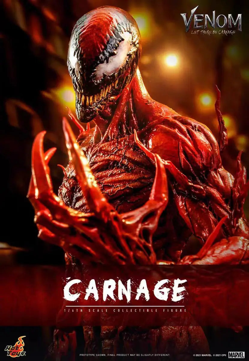 【MT】Hot Toys Marvel MMS620 Venom: Let There Be Carnage Carnage Deluxe Edition 1/6 Action Figure Collection Toys