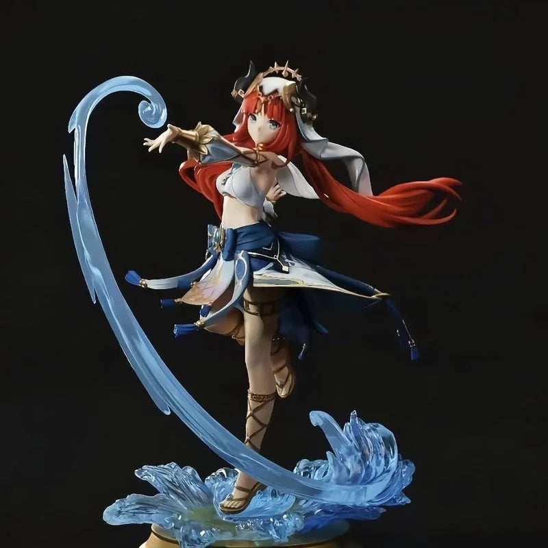 Female Dancer Nilu Garage Kit Action Figure - Two-Dimensional Cartoon Beautiful Model Ornament for Collectors And Gifts