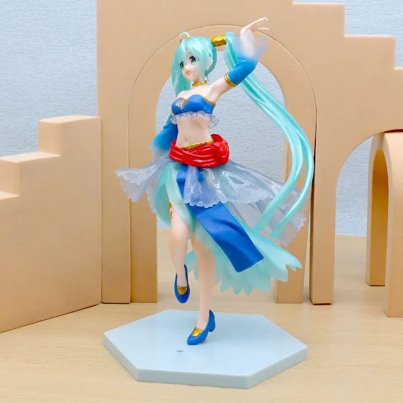 21CM Anime Hatsune Miku Artist MasterPiece Princess Arabian Ver Dress Up Model Toy Gift Collection Action Figure PVC Doll