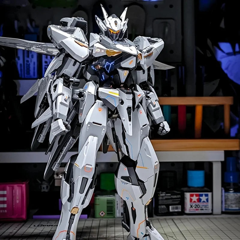 Transformable Anime Model Kit Alloy Skeleton Air Battle Type Collectible Action Figure - Assembly Required for Domestic Creation