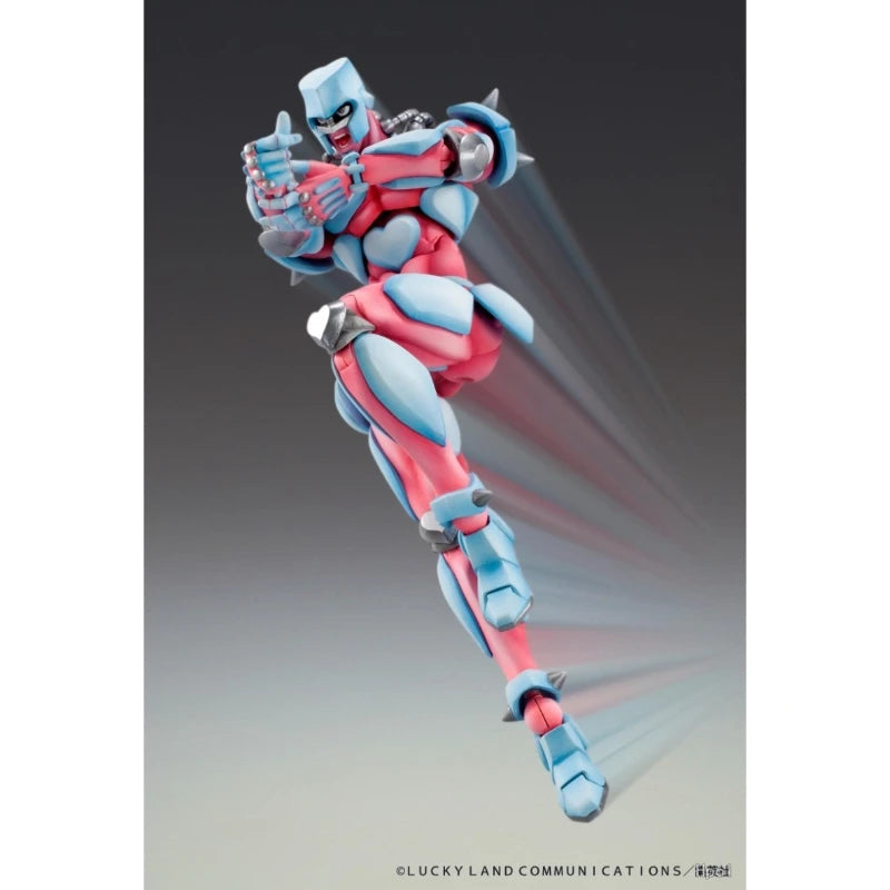 Medicos Super Action Statue Crazy Diamond JoJo Part 4 Diamond Is Unbreakable 16cm Articulated Figure Original Gifts Toys Model
