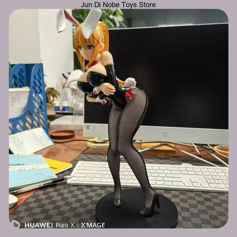 Aqua/Megumin/Darkness Konosuba 1/4 Scale Anime Bunny Girl Figure PVC Statue Model, Collection Desktop Decoration Gift
