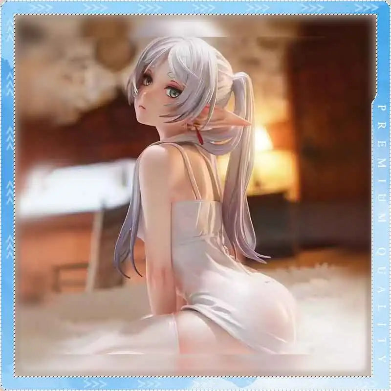 Frieren Anime Pajama Style Figure Cartoon Ornament Home Desktop Decor Collectible Toy Gift For Fans Birthday Holiday Present