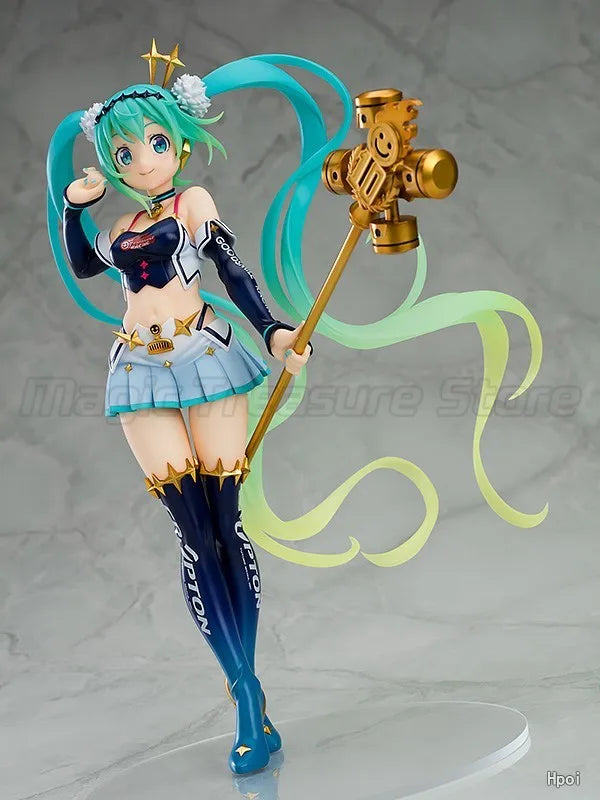 【MT】Original Max Factory Hatsune Miku Racing 2018 Summer Ver 1/7 Scale Figure Toys Collection Model Ornament
