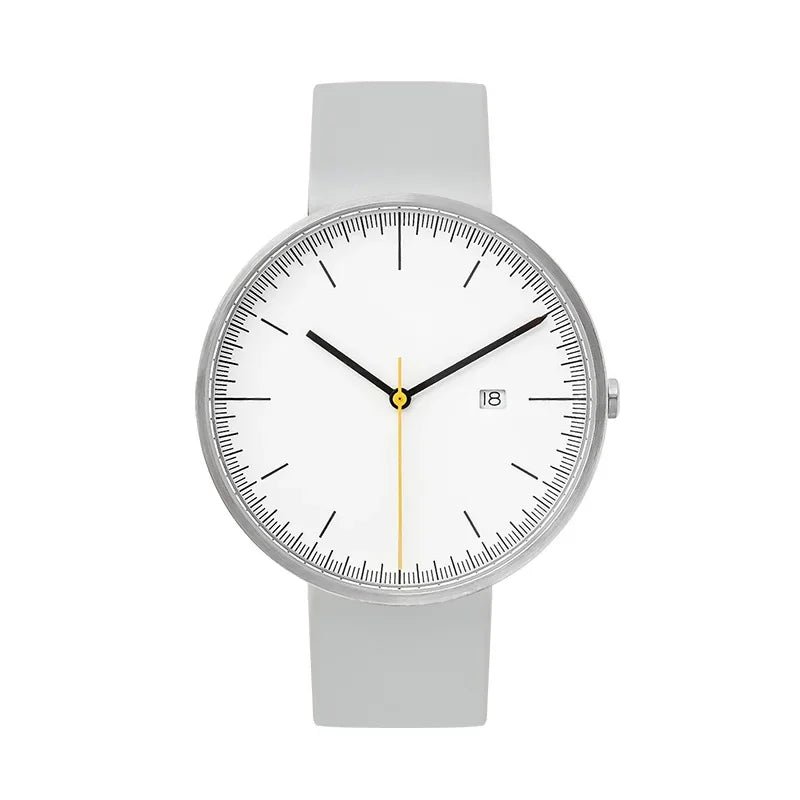 Design Sense Watch B202 Schlichte Herrenuhr im trendigen Retro-Design, wasserdicht, Edelstahl