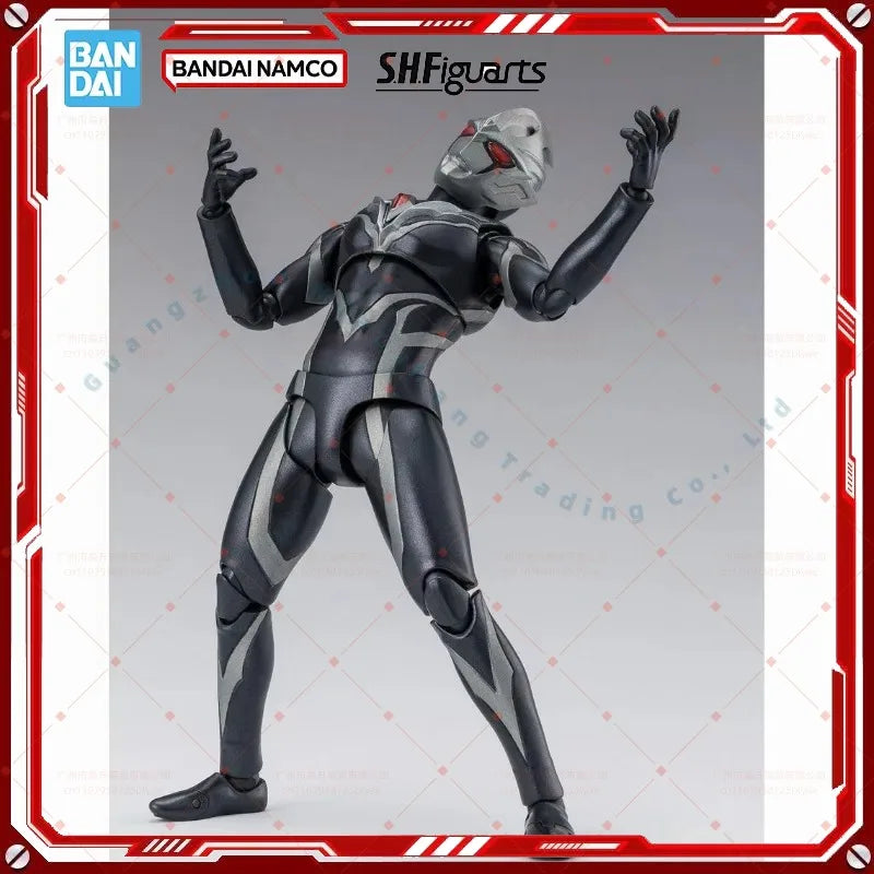 In Stock Genuine Bandai Ultraman Model Kit SHF Guil Arc The Dark Warrior Anime Action Figure Collection Finished Model Toys Gift