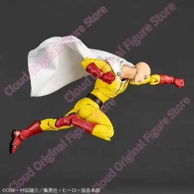 In Stock 100% Kaiyodo1/12 Revoltech Amazing Yamaguchi One Punch Man Saitama Genos PVC Anime Action Figures Model Toy