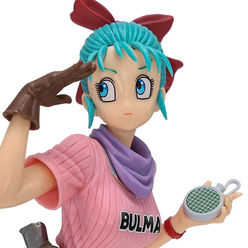 Dragon Ball Z Bulma Handheld Radar Figur Spielzeug Anime Bulma Glitter &amp; Glamours Actionfiguren Sammlermodell Puppe PVC Ornament