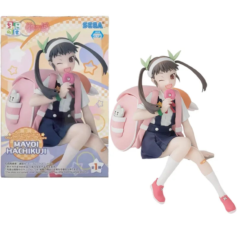 SEGA Genuine Premium Monogatari Anime Character Oshino Shinobu Hachikuji Mayoi Kids Christmas Gift Collection Action Toys Model