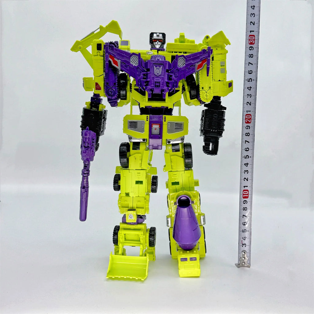 HZX 6In1 Devastator Haizhixing Transformation Toys Anime Action Figure KO G1 Robot Aircraft Engineering Vehicle Model NO Box