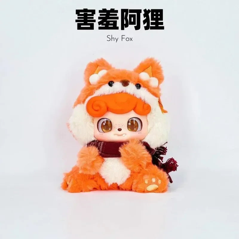 Q.Kids Animal Preschool Series Figure Blind Box Surprise Gift Cartoon Plush Dolls Q Baby  Mystery Box Model Decor Kids Gift Toys
