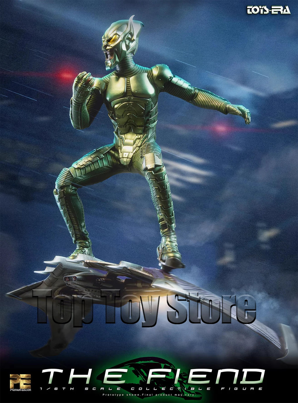 In Stock 1/6 Scale TOYS ERA PE007 The Fiend Monster 12 inch Male Solider Collectible  Action Figure with Hoverboard