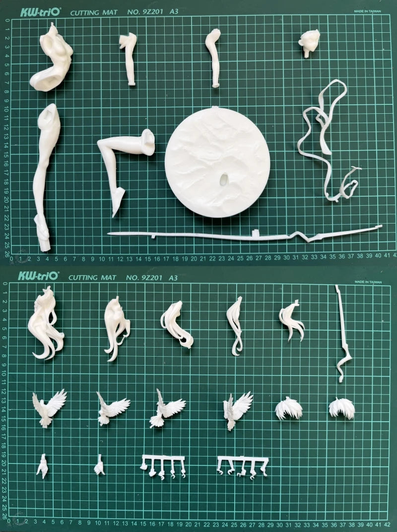 Resin Figure Kit 1/6 Asuka Flying bird Unpainted Garage Resin Kit Model GK