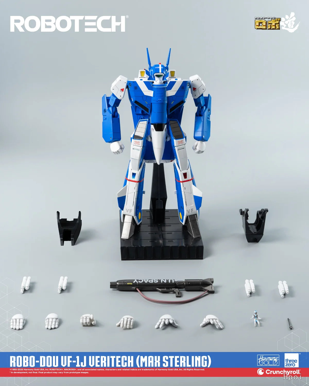 【MT】Threezero ROBO Robotech DOUUF-1J UERITECHMAH STERLING Action Figure Toy Model Collection