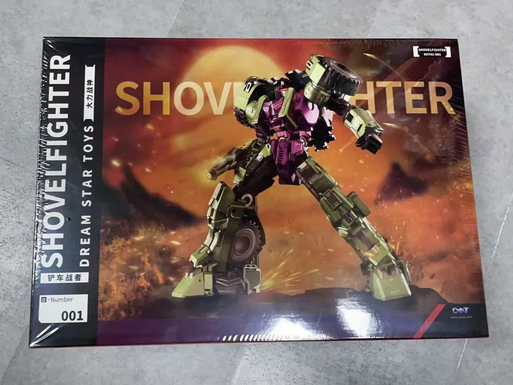 In Stock Dream Star Toys DST Devastator Scavenger Scrapper Deformation Movability Model Toys DST02-001-006 Excavator Bulldozer