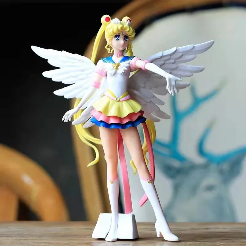 35cm Moon Anime  Figure Tsukino Usagi  Action Figurine Pvc Statue Model Collection Decor Toys kids Christmas Gifts