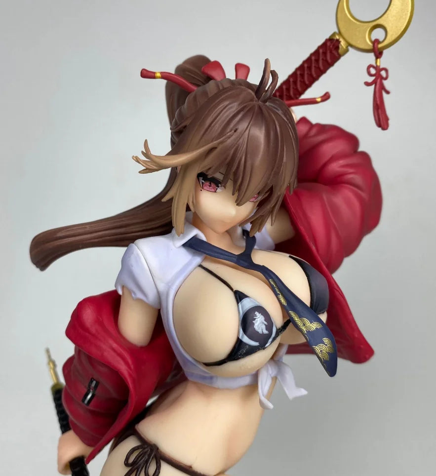 Anime Figure Double Katana Secret Nitoryu Bishoujo Special Edition Pvc Collectible For Adult Otaku Collection Desktop Display