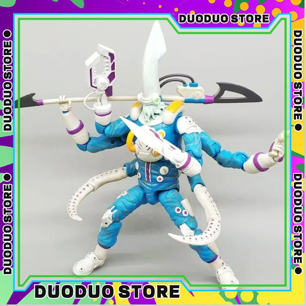 6-inch Octopus Warrior Figure Lobster Mecha Shark Crab Action Figure Toy Model Marine Animal Toy Gift