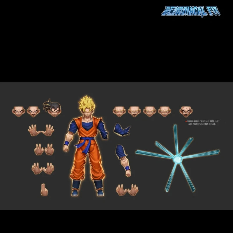 Demoniacal Fit  Anime Action Figure Dragon Ball Z Shf Super Saiyan One-Armed Hero Gohan Statue Model Collectible Gift Toys