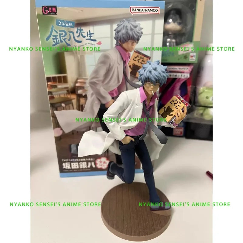 MegaHouse G.E.M. Series Gintama 3-nen Z-gumi Ginpachi-sensei Ginpachi Sakata Reiwa Ver. Figure Anime Model Desktop Collectibles