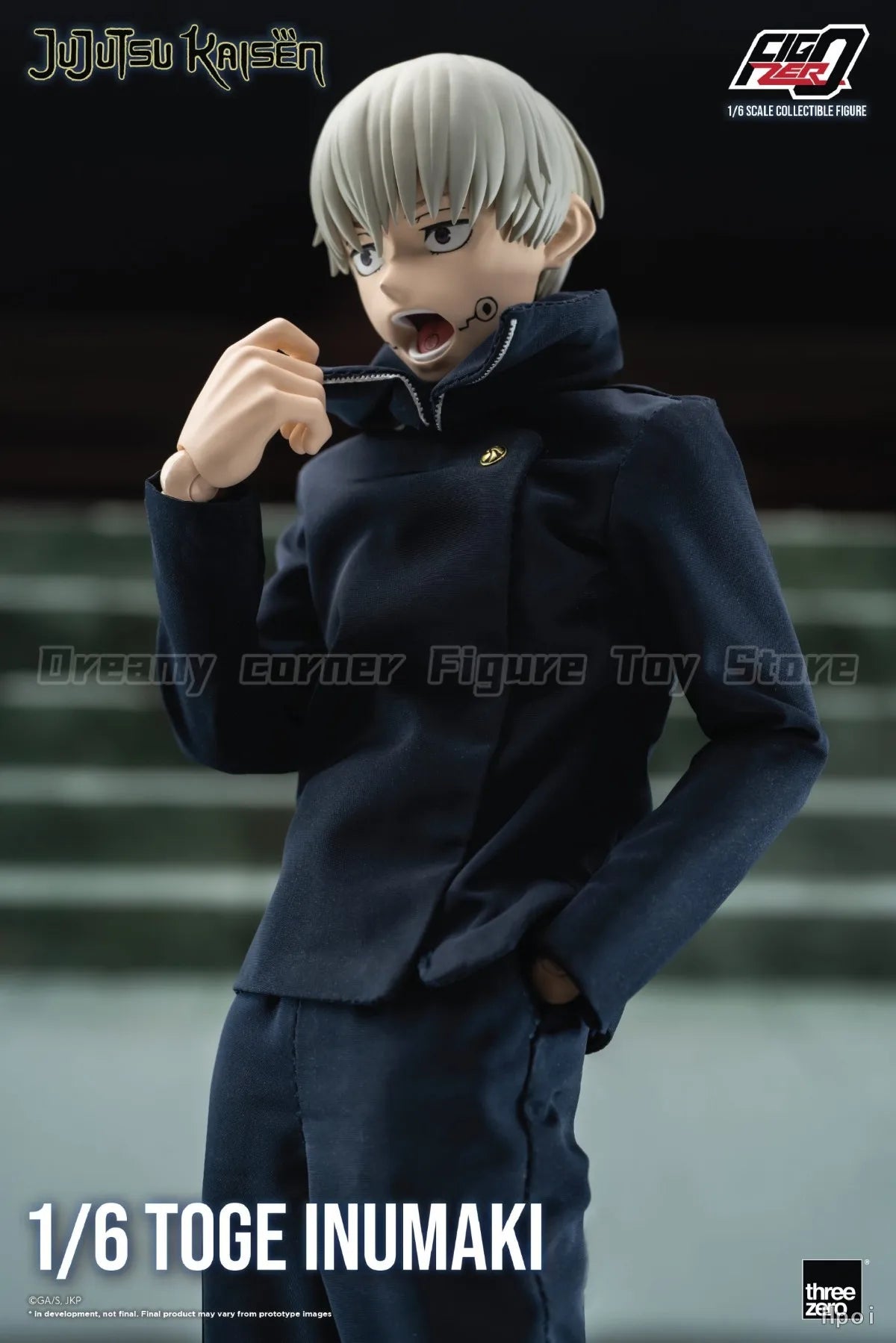 【In Stock】Original Threezero FigZero Jujutsu Kaisen Toge Inumaki 1/6 Action Figure Toy Model Collection