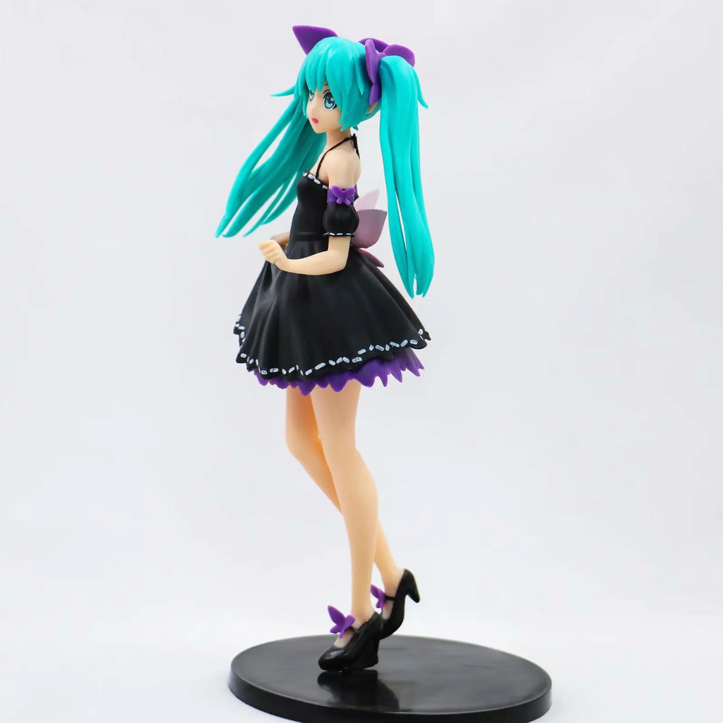 23cm Dress Series Luka Megurine & Hatsune Miku Anime Figure Model Statue Collection Desktop Decoration Ornament Toys Gifts