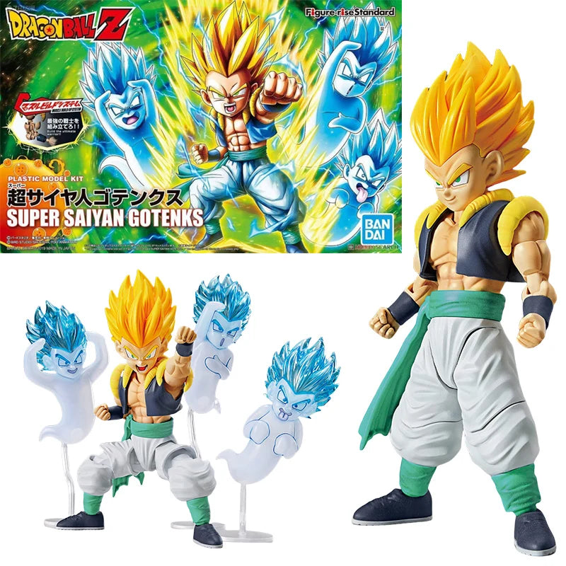 Bandai Genuine FRS Dragon Ball Son Goku Son Gohan Vegeta Frieza Super Saiyan Anime Action Figure Assembly Model Toys Gift Kids