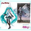 Max Factory Original Genuine Vocaloid Hatsune Miku Plamatea Happy 16th Birthday Ver. 16cm Collections Model Toy Action Figures