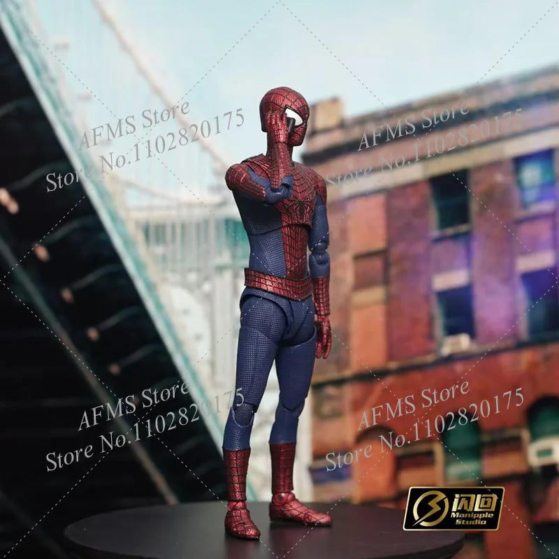 1/12 Men Soldier The Amazing Spider-Man Backpack Skateboard Mobile Phone Andrew Garfield Accessory Set Fit 6inch Action Figure