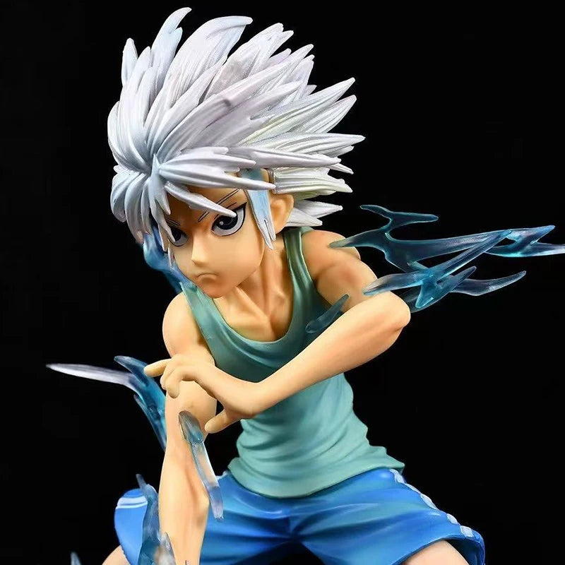 19см Hunter x Hunter Аниме Фигурка Killua Zoldyck Zook Екшън Фигурка PVC Статуя Модел Кукла Играчки Декорация за бюро Колекция Подарък