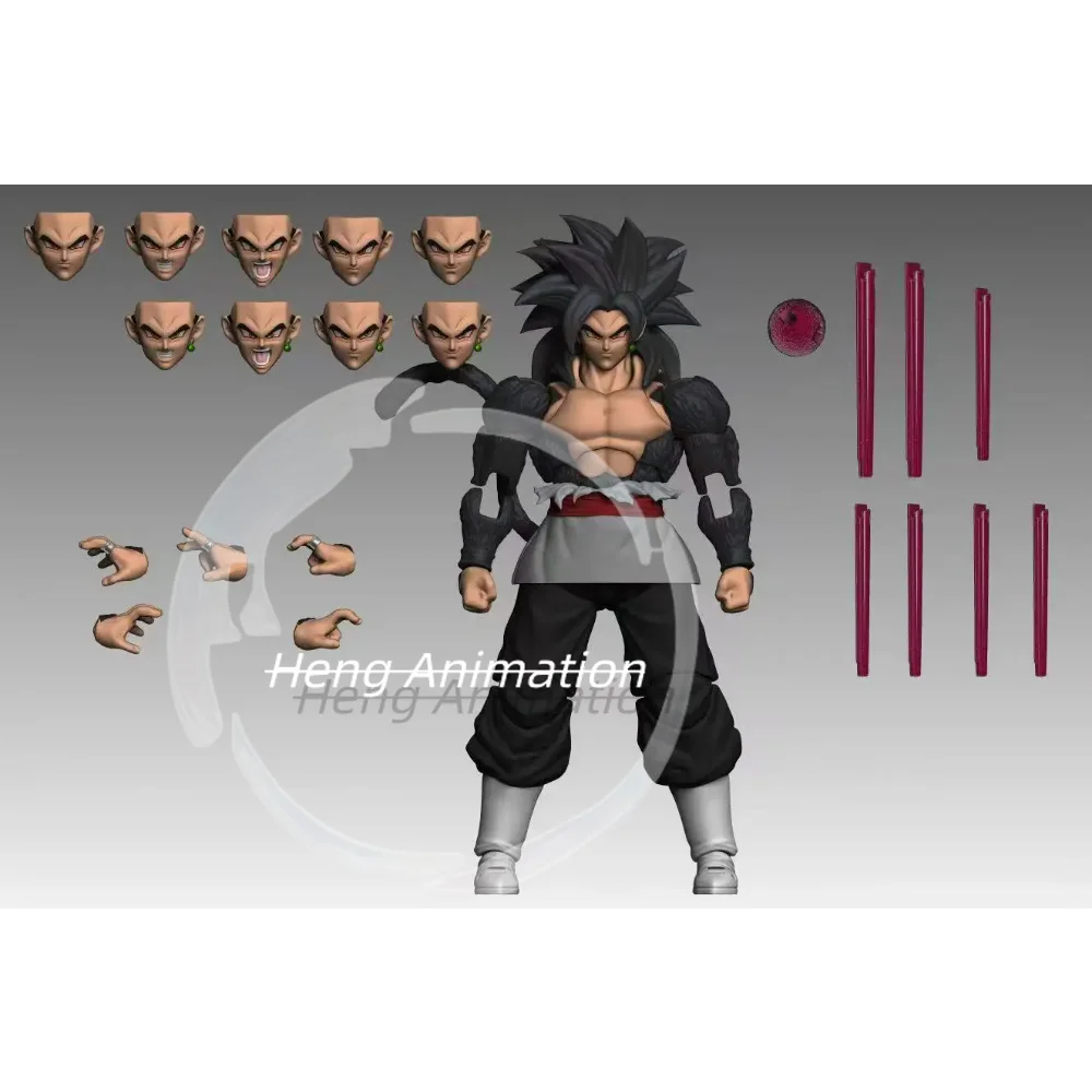 Black Hole Model Super Saiyan Super Five Goku White Hair Super Four Goku Black Hair Can Activity 1/12 SHF Dragon Ball Figure