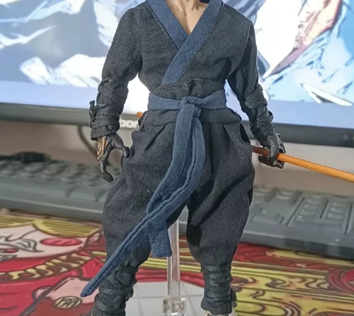 【No Figure】Handmade 1/12 Scale Male Soldier Clothing Accessories Fabric Clothing Suit Fit 6''Action Figure Model For Fans DIY