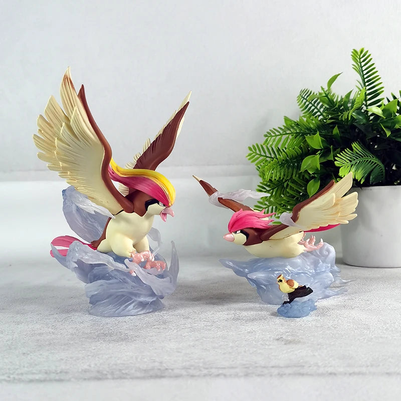 Hot In-Stock 1/20 Pidgeot Pidgey Anime Figures Pidgeotto Figurine Pvc Statue Collection Room Decoration Model Toys Gifts 2 sold