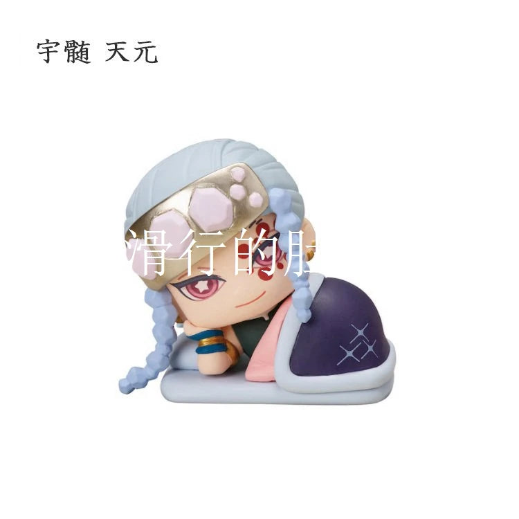 Demon Slayer Gashapon Tokitou Muichirou Himejima Gyomei Q-version Creativity Ornament Action Figure Collection Model Toy