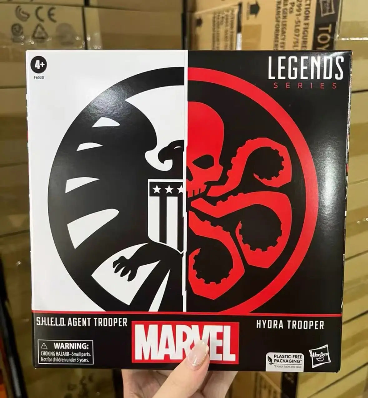 In Stock Hasbro SHIELD Female Agent Vs Hydra Unit Double Cover Six-inch Moving Doll