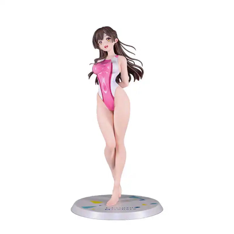 Girlfriend Please Borrow Me Anime Figure Ichinose Chizuru Action Figures Competitive Swimsuit Decoration Collectibles Gifts Toy