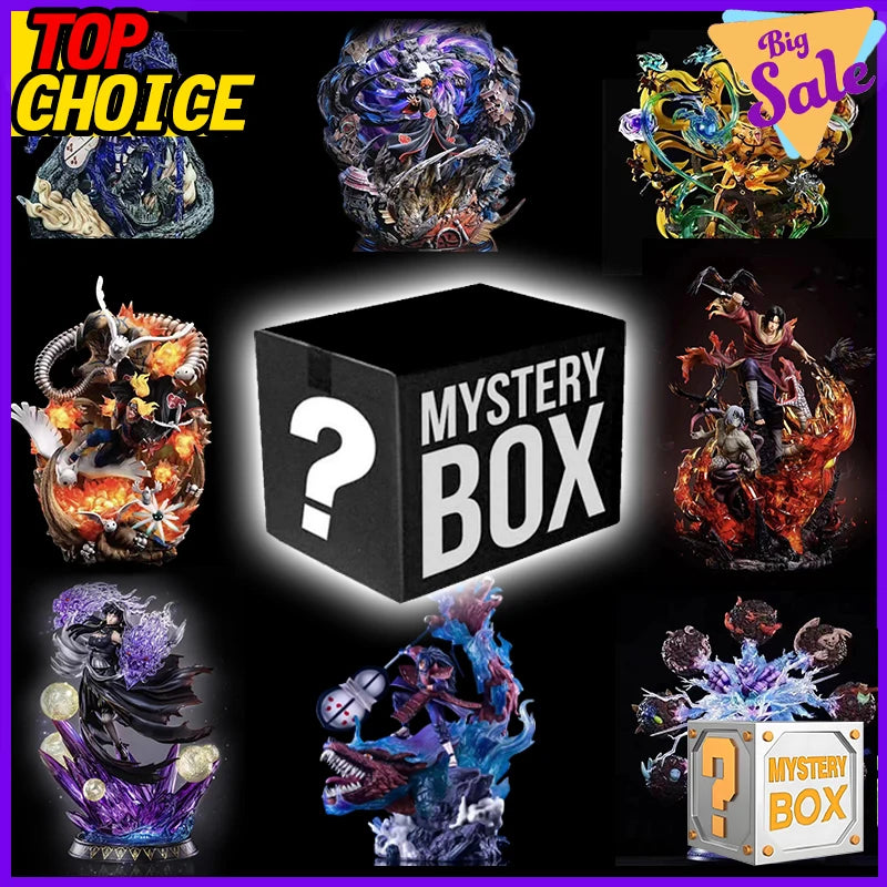 Naruto Anime Figure Blind Box 12 Random Characters Collectible Toys Gift Set for Fans Birthday Surprise Mystery Box Japanese