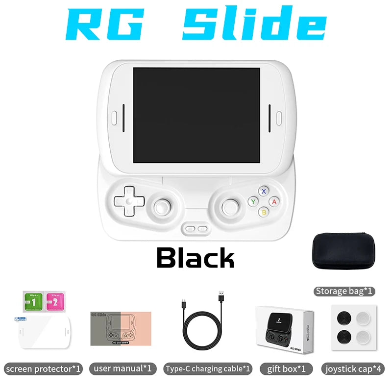 RG Slide Handheld Retro Video Game Console 4.7 Inch LTPS In-Cell Monitor 1280*960 Screen Android 13 5000mAh PSP Gaming