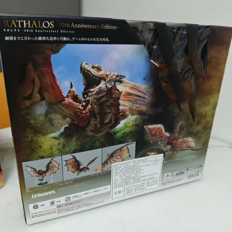 Bandai Original In Stock SHMonsterArts Monster Hunter Rise Anime ZINONGRE Action Figure Garage Model Doll Brand New Boxed Gift