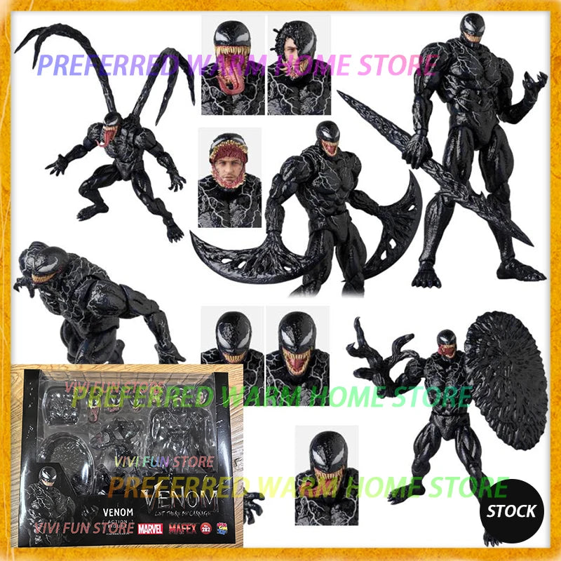 In Stock MAFEX 282 VENOM ACTION FIGURE Movable Model Toys ACTION FIGURE Venom: Let There Be Carnage