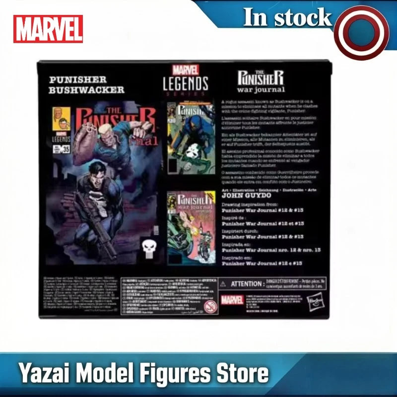 Original Marvel Legends Series Punisher and Bushwacker Action Figure Model Toys Gift Collection