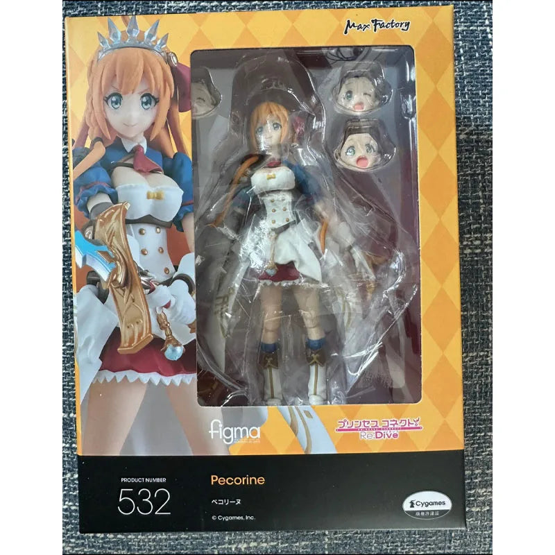 In Stock MAX Factory Original Box FIGMA 532 558 592 Pecorine Karyl Kokkoro Action Figure Model Gift for Kid Foam Box Packaging