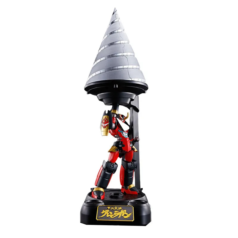 Bandai Genuine SOUL OF CHOGOKIN GX-107 GURRENLAGANN &GIGA DRILL Anime Action Figure Collectible Model Toy Ornament Gift Children