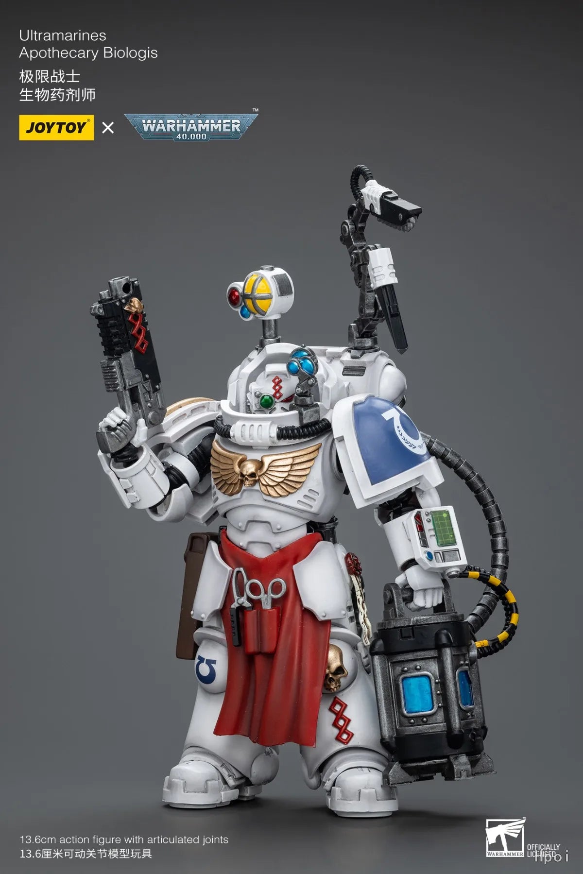 【In Stock】JOYTOY WARHAMMER 40K Ultramarines Apothecary Biologis 1/18 Action Figures Model Ornaments
