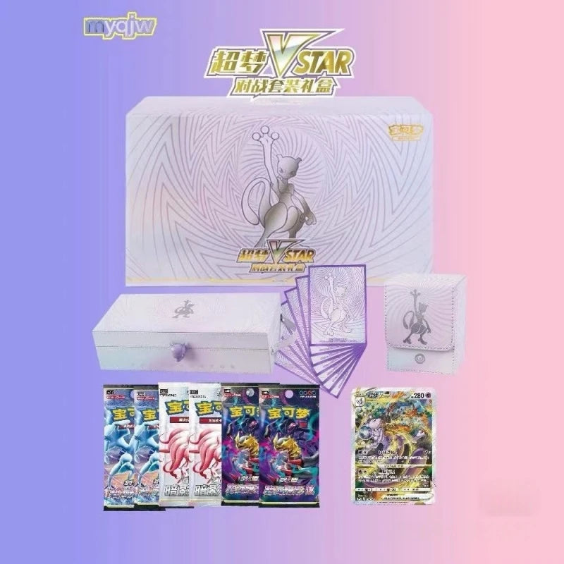 Original PokéM0n Trading Ptcg Cards Game Simplified Chinese 8.0 Charizard Vstar Mewtwo Collect Suit Gift Box Child Gift In Stock