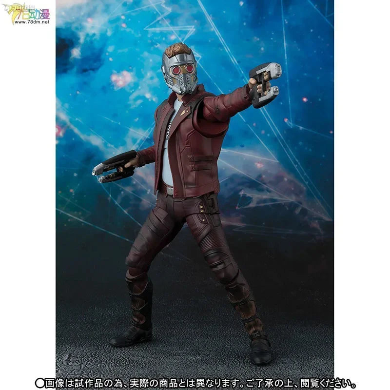 Bandai Original MODEL KIT SHF Star-Lord Anime Action Figure Model Toys  Model Gifts For boys Collectibles Foam box sends