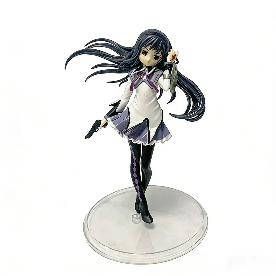 NEW 17CM PMMM Puella Magi Anime Figure Akemi Homura PVC Ornaments Toy Figurine cute Loli Collection Model Toy Gift